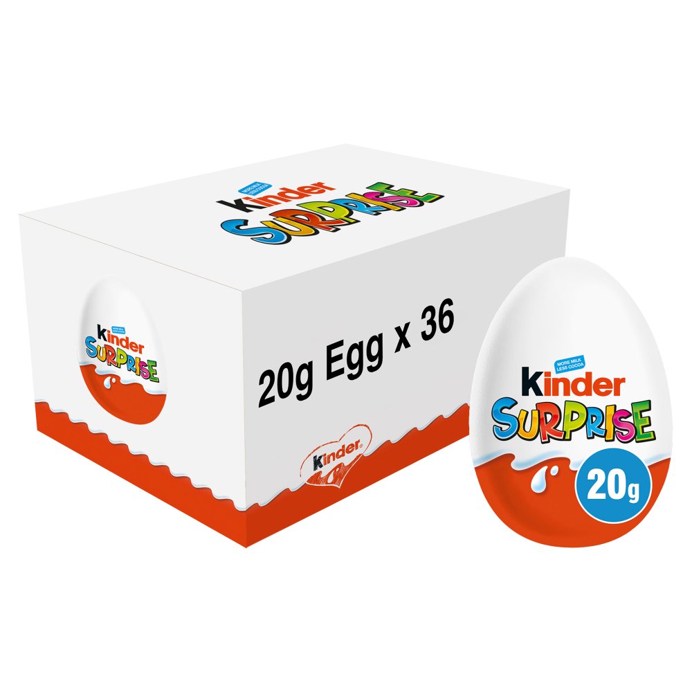 Kinder Surprise Egg 36 x 20g - Chocolate with Toy
