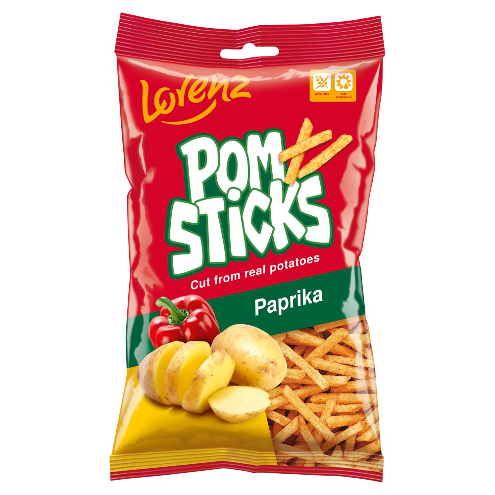 Lorenz Pomsticks Paprika 14 x 85g - Snacks Crisps