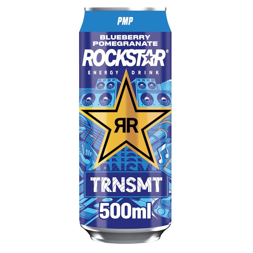 Rockstar Blueberry Pomegranate Acai 12 x 500ml Xdurance Energy Drink