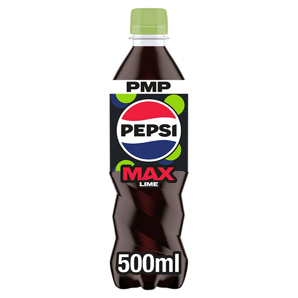 Pepsi Max Lime Sugar Free 12 x 500ml Soft Drink