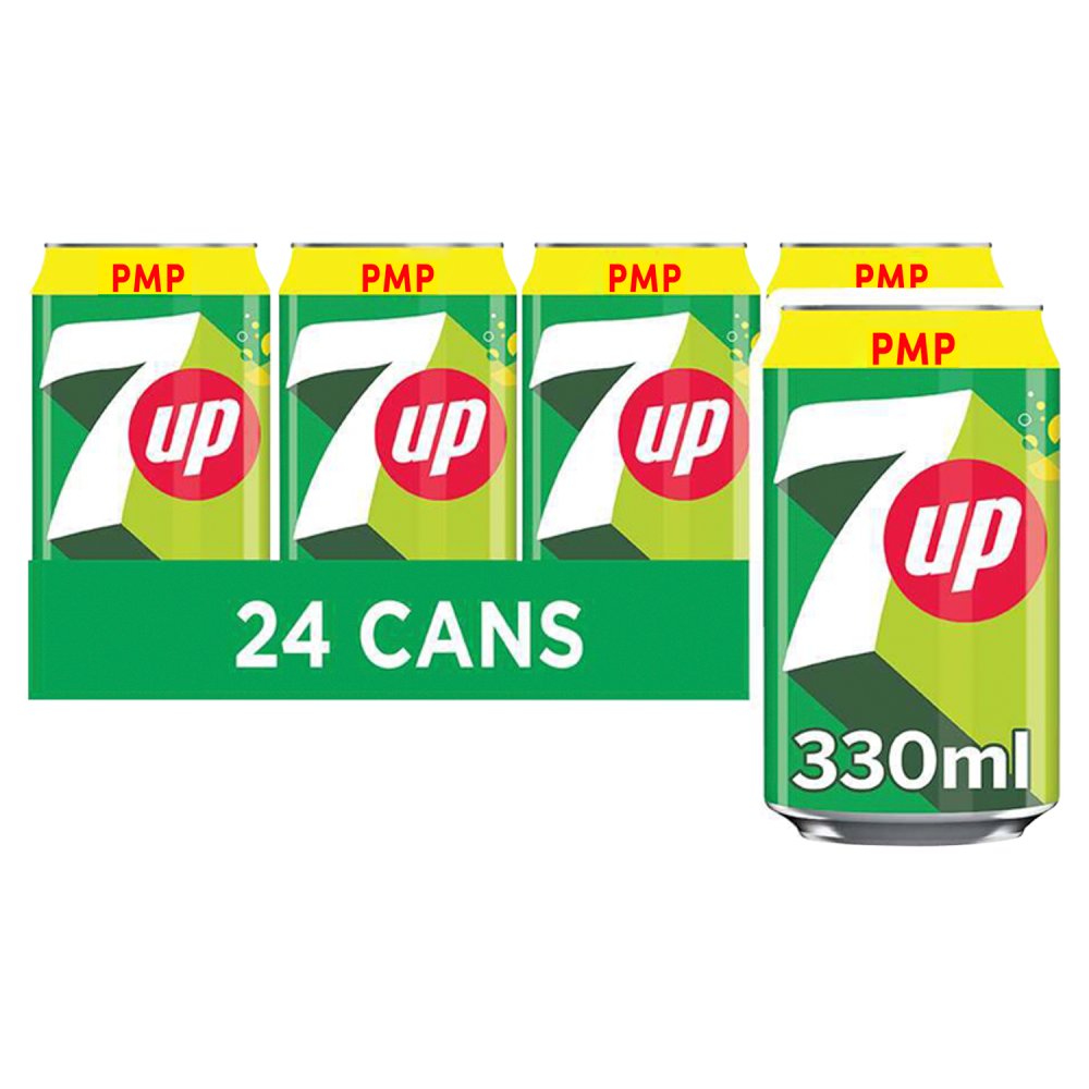 7UP Regular Lemon &amp; Lime 24 x 330ml