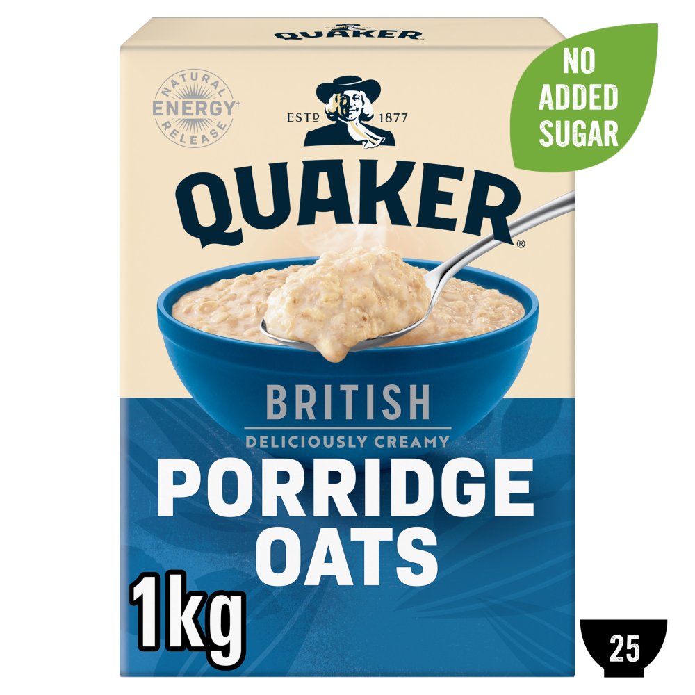 Quaker Rolled Porridge Oats 1kg - Cereal