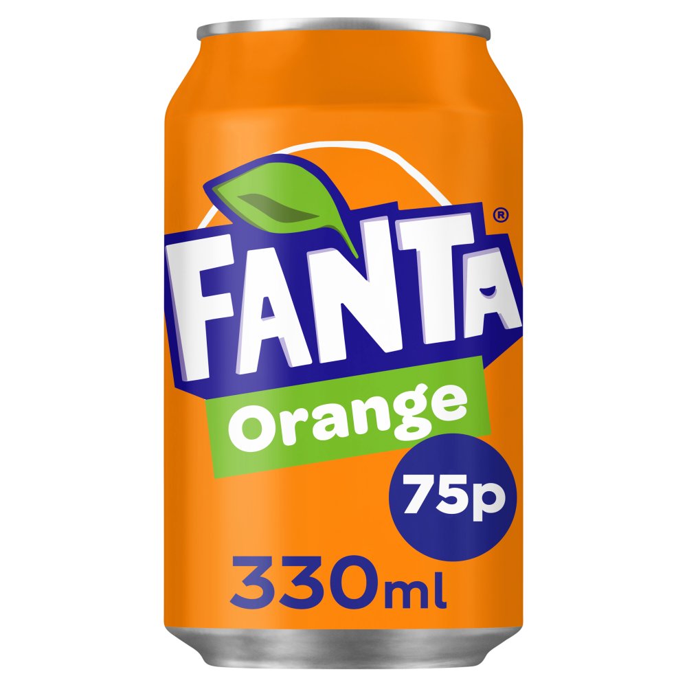 Fanta Orange 24 x 330ml PMP 75p - Soft Drink