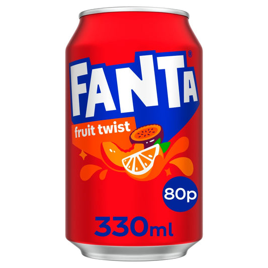 Fanta Fruit Twist 24 x 330ml Soft Drink Cans