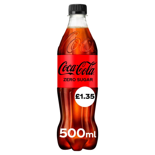 Coca-Cola Zero Sugar 12 x 500ml Soft Drink