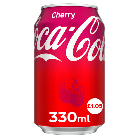 Coca-Cola Cherry 24 x 330ml Soft Drink Cans