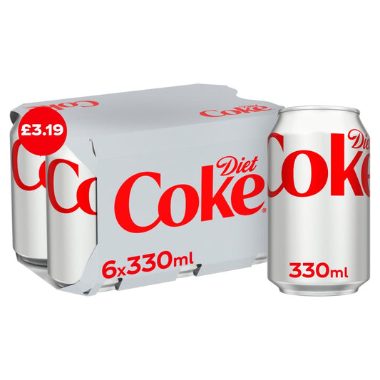 Diet Coke 6 x 330ml Soft Drink