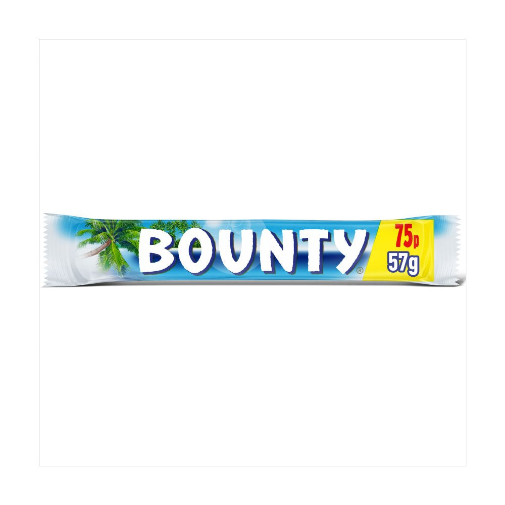 Bounty Coconut &amp; Milk Chocolate Snack Bar 24 × 57g
