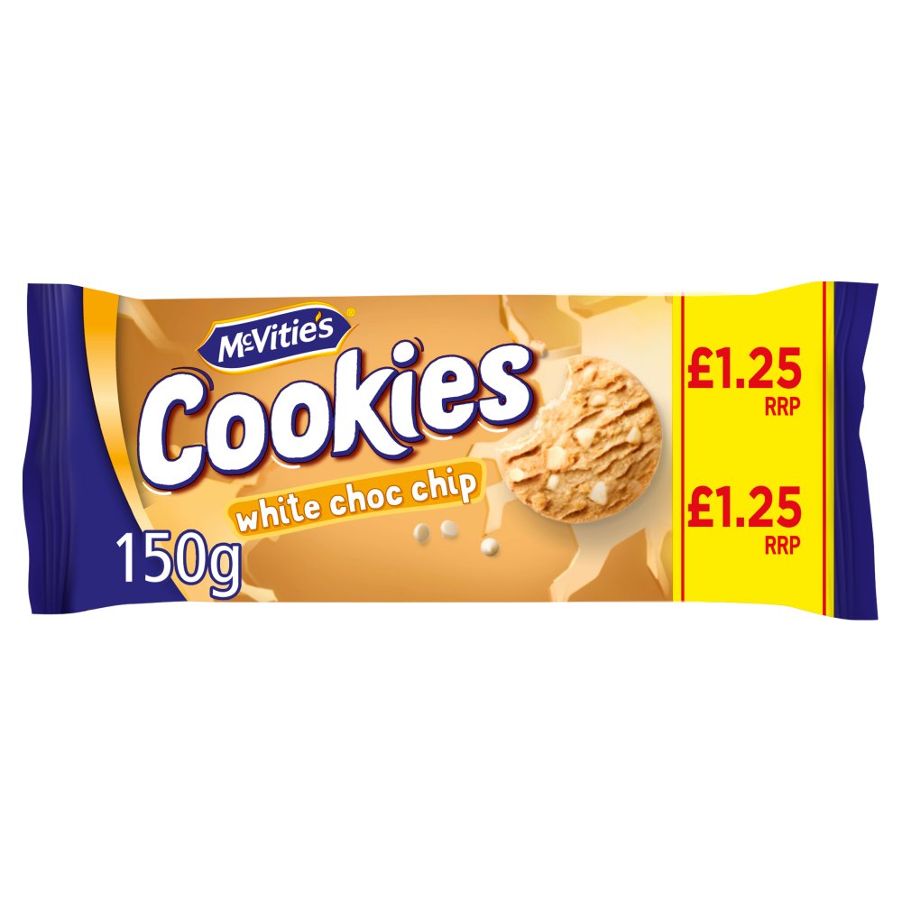 McVitie's 12 x 150g - White Chocolate Chip Cookies