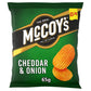 McCoy's Cheddar & Onion 20 x 65g - Snacks Crisps