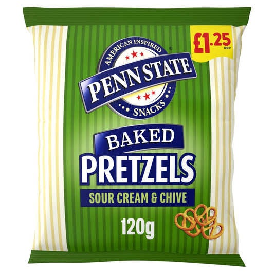 PennState Baked Pretzels Sour Cream & Chive 14 x 120g