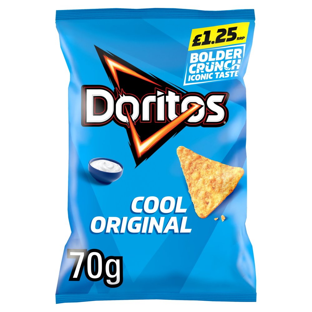 Doritos Cool Original Tortilla Chips 18 x 70g - Snacks Crisps
