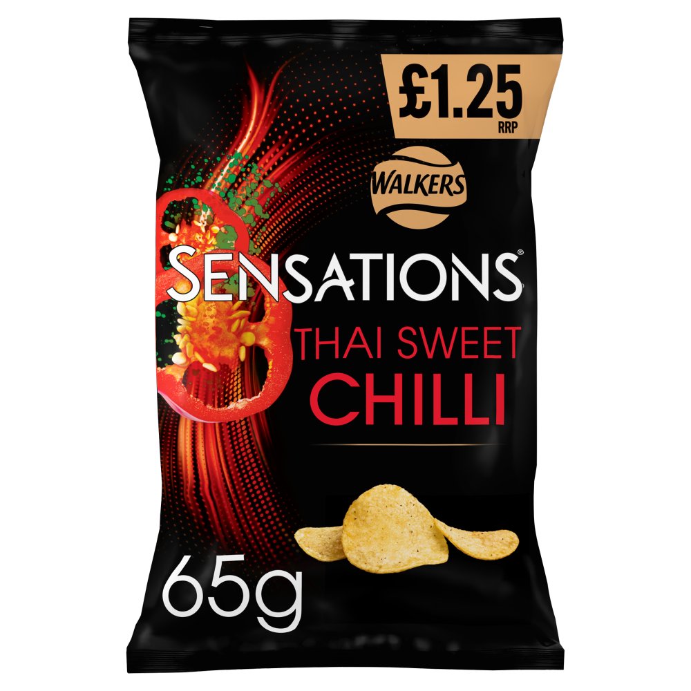 Walkers Sensations Thai Sweet Chilli 18 × 65g - Snacks Crisps