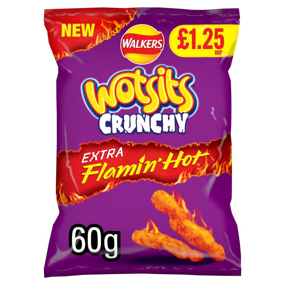 Walkers Wotsits Crunchy Extra Flamin&
