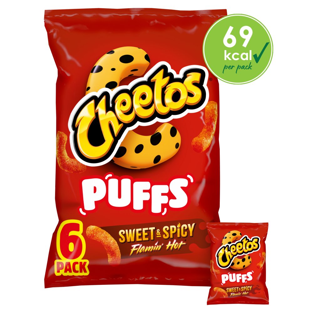 Cheetos Puffs SWEET &amp; SPICY Flamin&