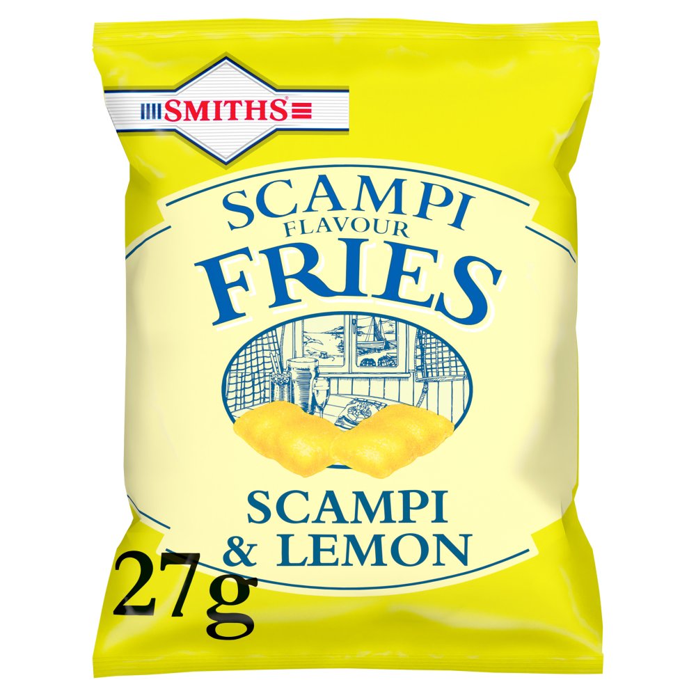 Smiths Scampi & Lemon Fries 24 x 27g