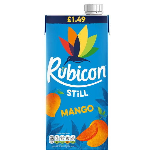 Rubicon 12 × 1Litre - Still Mango Juice Drink