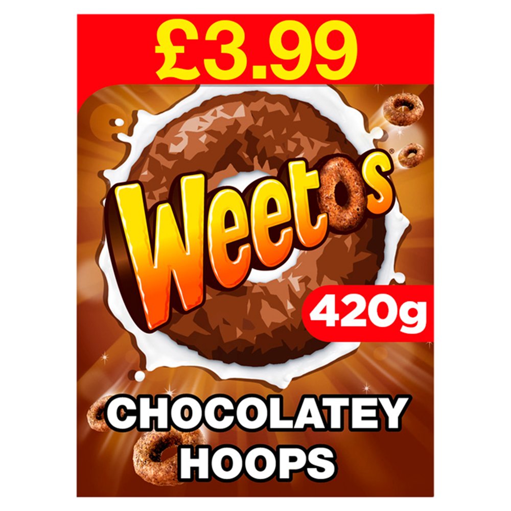 Weetos Chocolatey Hoops 8 x 420g
