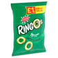 Golden Wonder Ringos Cheese & Onion 18 x 40g - Snacks Crisps