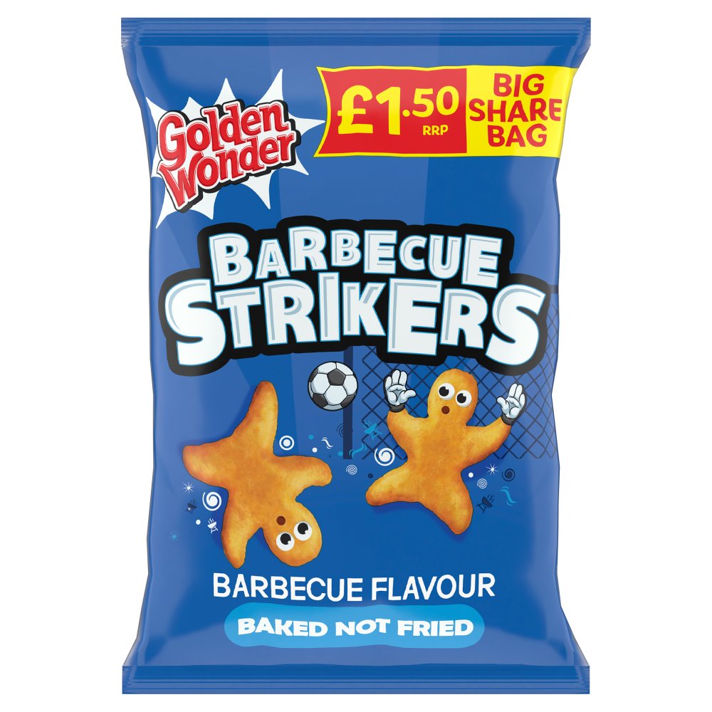 Golden Wonder Barbecue Strikers 36 x 22g - Snacks Crisps