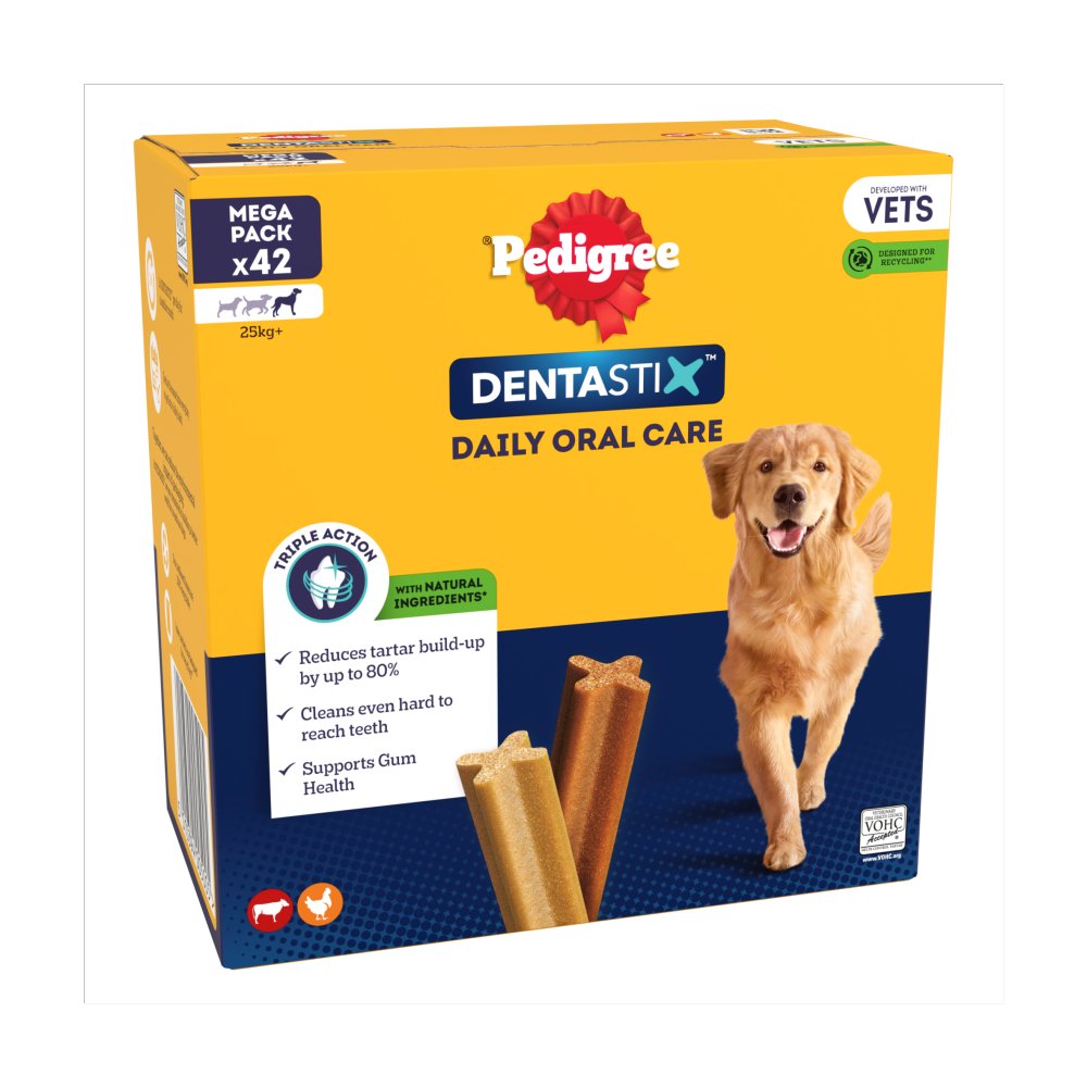 Pedigree Dentastix Adult Large Dog Treats 42 Sticks