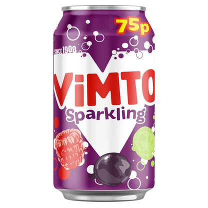 Vimto Sparkling  24 x 330ml Soft Drink Cans