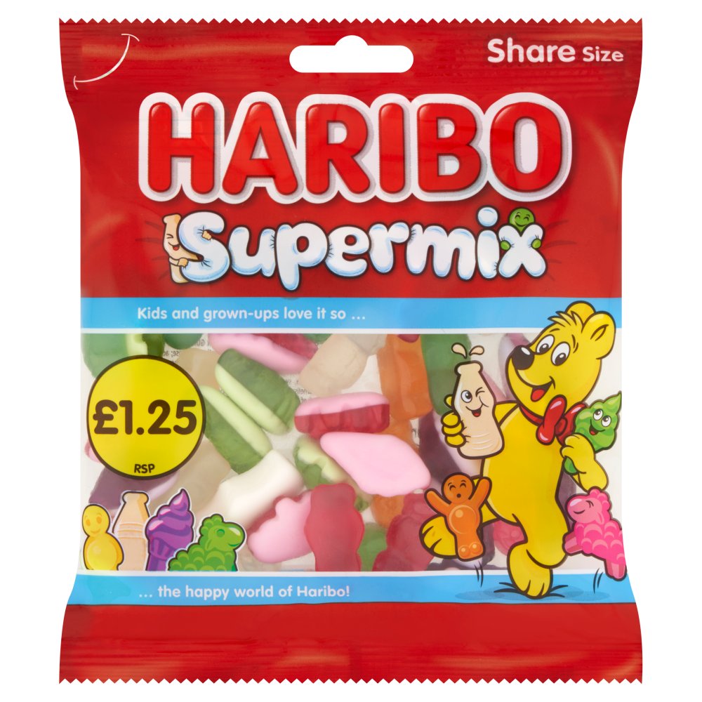Haribo Supermix 12 x 140g - Share Size Sweet Bags