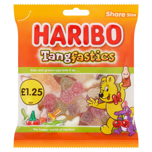 HariboTangfastics 12 x 140g - Share Size Sweet Bags