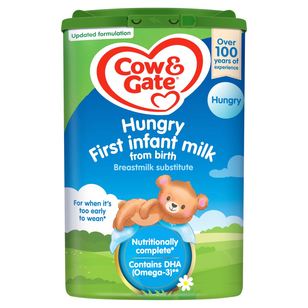 Cow &amp; Gate Hungry First Infant Milk 800g