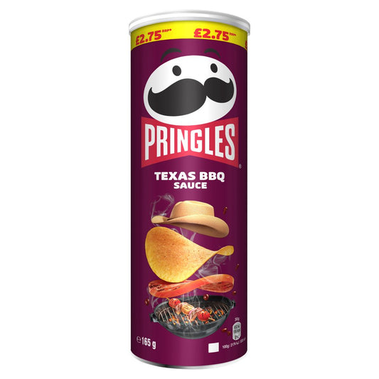 Pringles Texas BBQ Sauce Crisps 6 x 165g