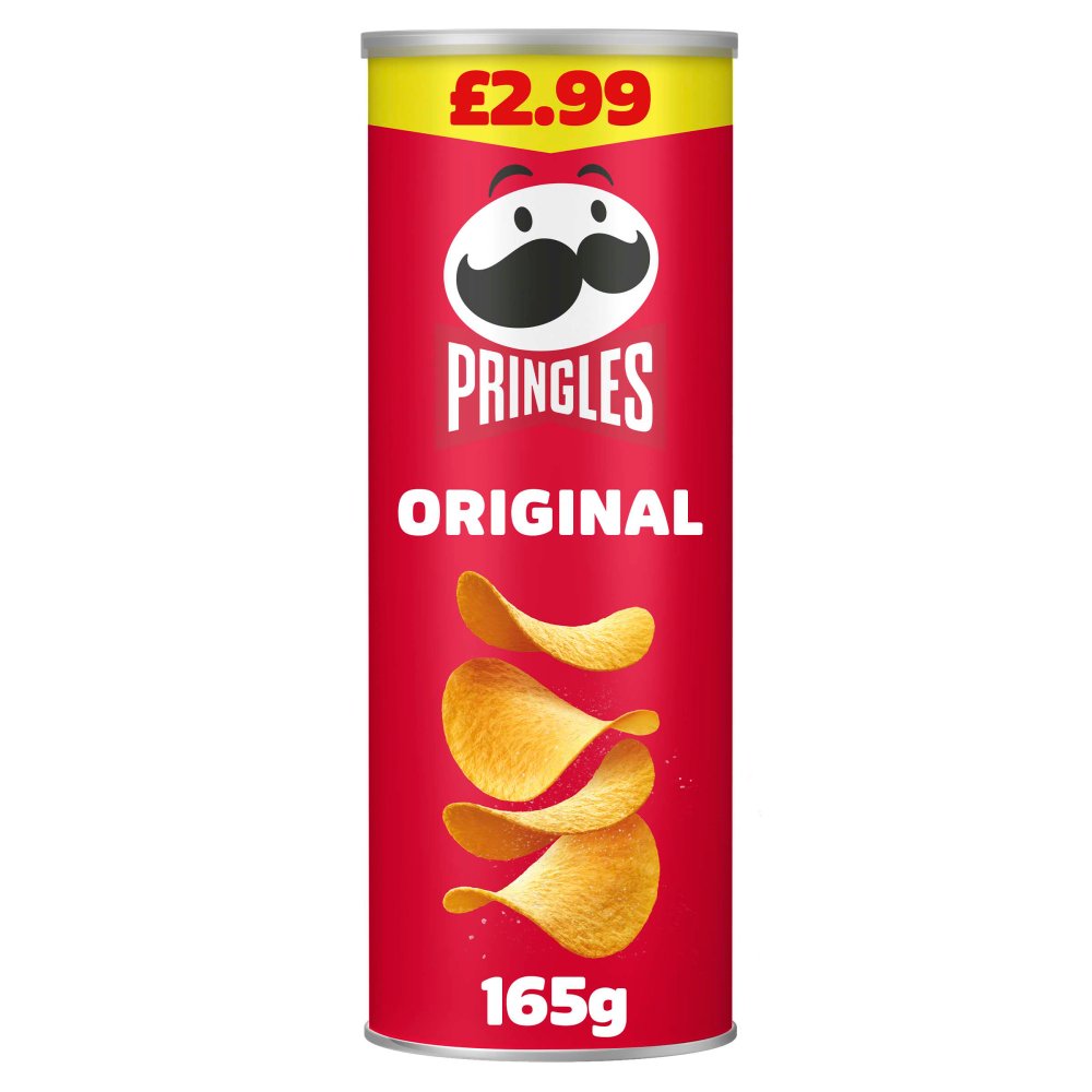 Pringles Original Crisps 6 x 165g - Snacks Crisps