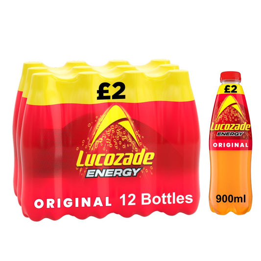 Lucozade Energy Drink Original 12 x 900ml