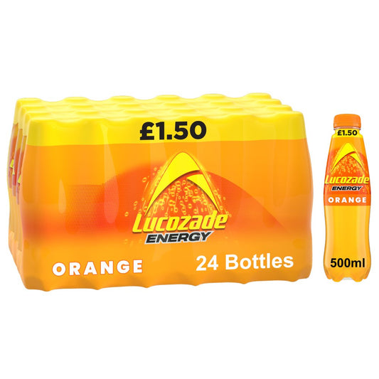 Lucozade Orange Energy Drink 24 x 500ml