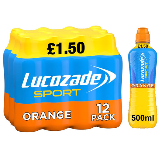 Lucozade Sport Drink Orange 12 x 500ml