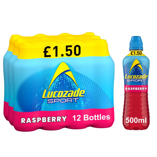 Lucozade Raspberry Sport Drink 12 x 500ml