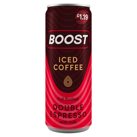 Boost Double Espresso Iced Coffee 12 x 250ml