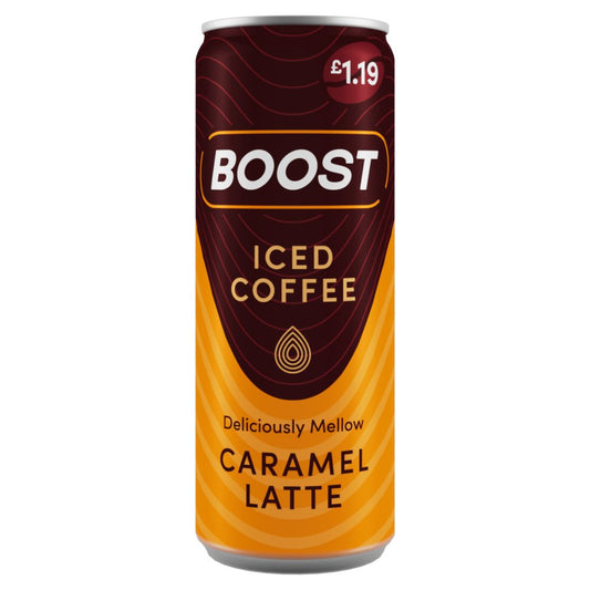 Boost Caramel Latte Iced Coffee 12 x 250ml