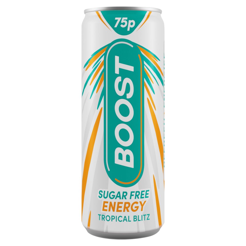 Boost Sugar Free Energy Tropical Blitz 24 x 250ml