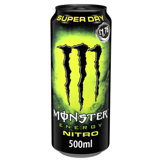 Monster Nitro Super Dry Energy Drink 12 x 500ml