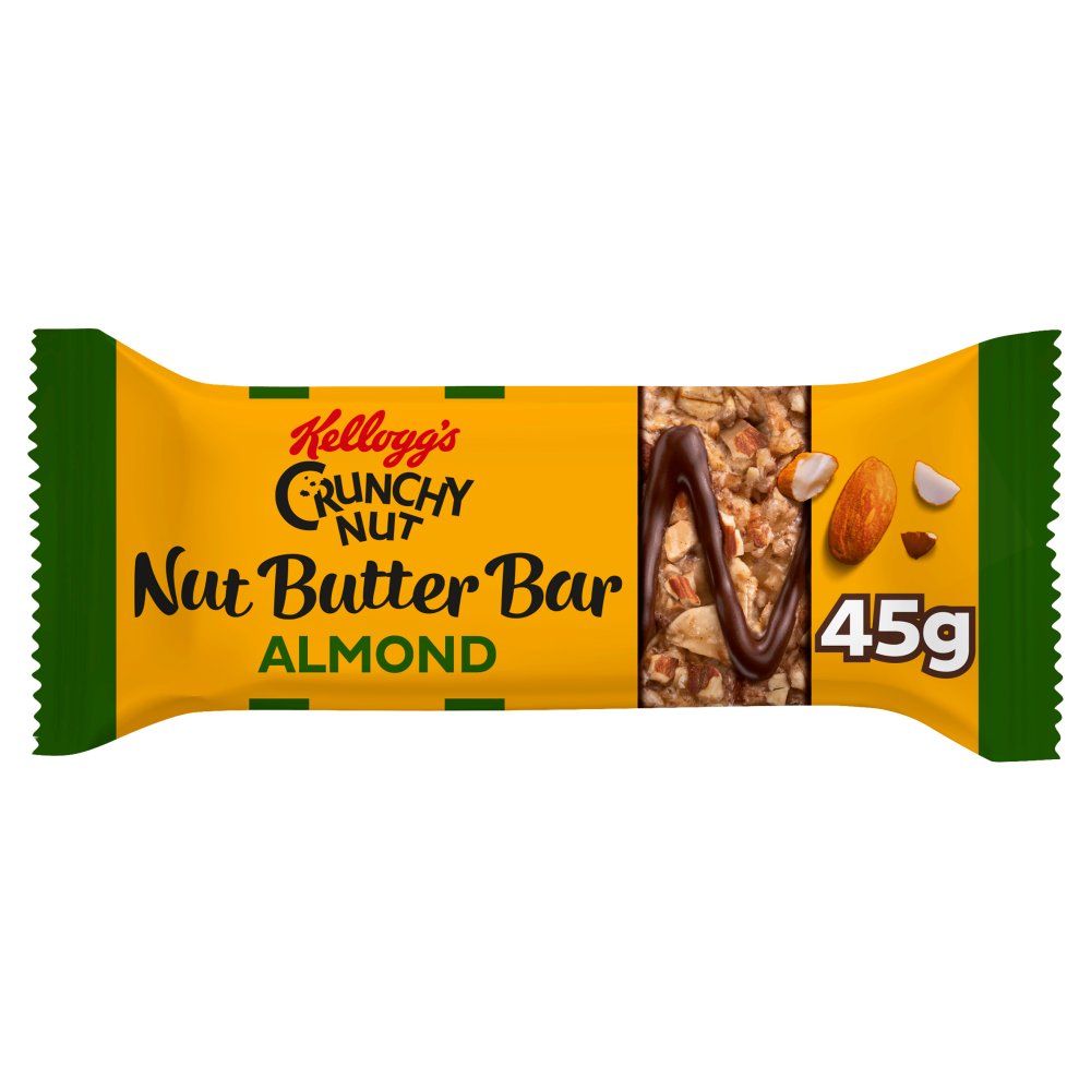 Kellogg's Crunchy Almond Nut Butter 12 x 45g - Cereal Bar