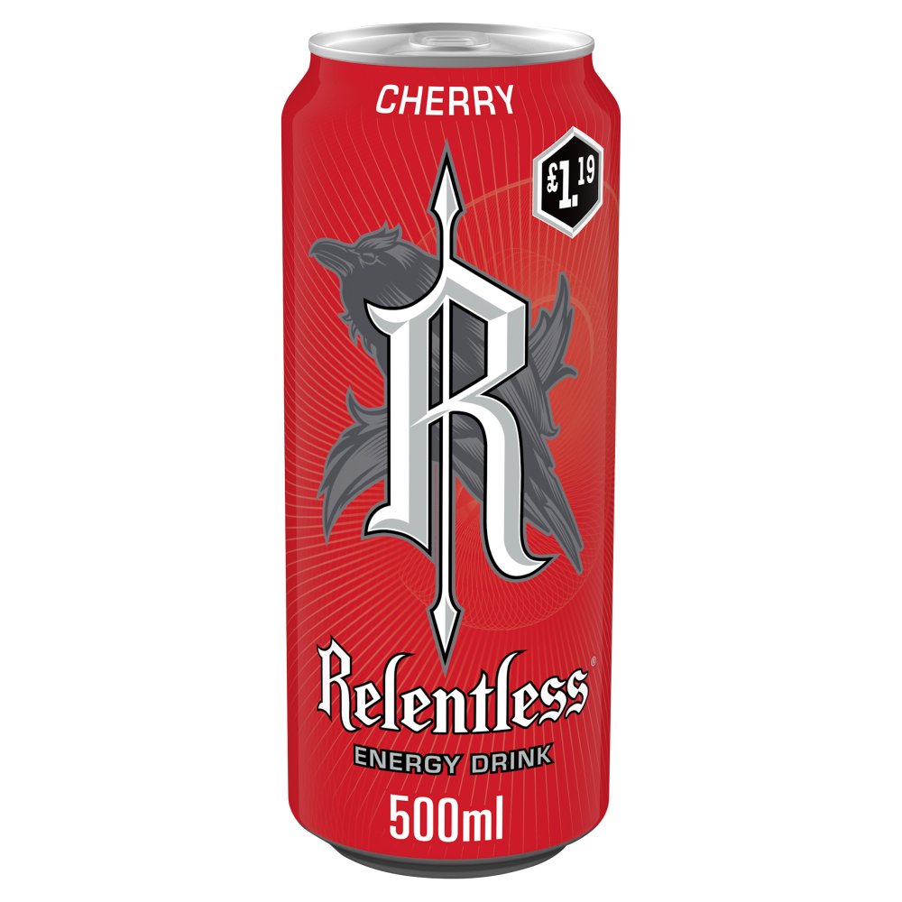Relentless Cherry Energy Drink 12 x 500ml