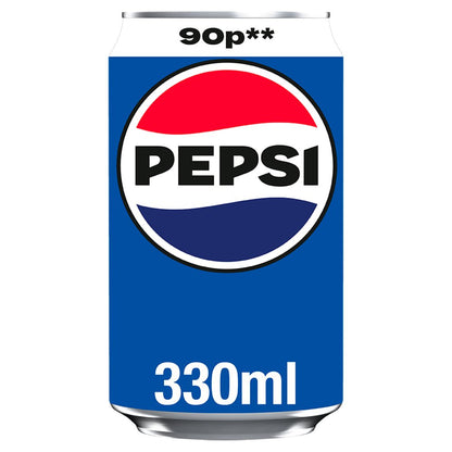 Pepsi Regular Cola 24 x 330ml Soft Drink