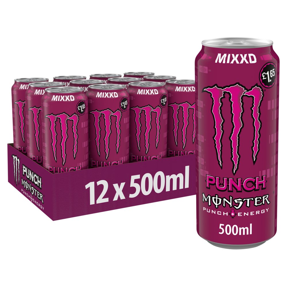 Monster Mixxd Punch Energy Drink 12 x 500ml