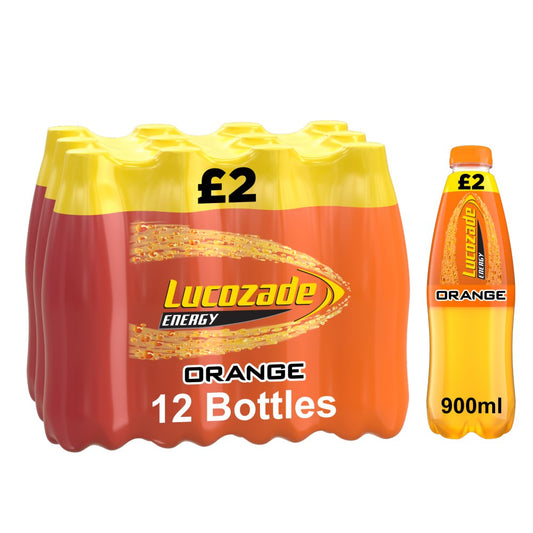 Lucozade Energy Drink Orange 12 x 900ml