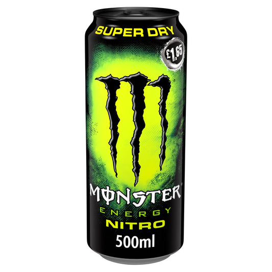 Monster Nitro Super Dry Energy Drink 12 x 500ml