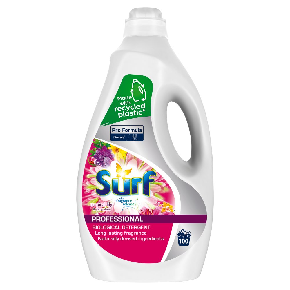 Surf Bio Liquid Detergent 71 Washes - Tropical Lily & Ylang Ylang 5 Litre