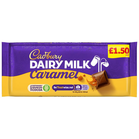 Cadbury Dairy Milk Caramel 16 x 120g - Chocolate Bars