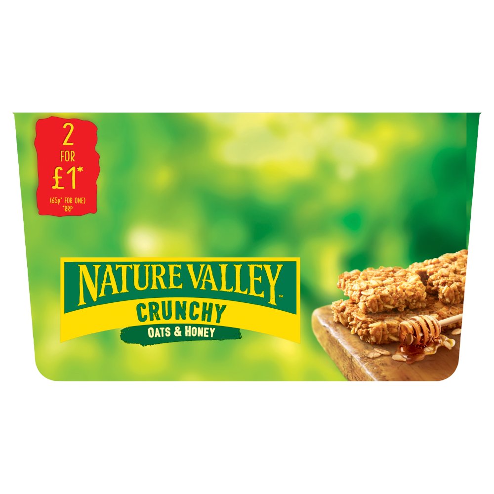 Nature Valley Crunchy Oats &amp; Honey 18 x 42g - Cereal Bars