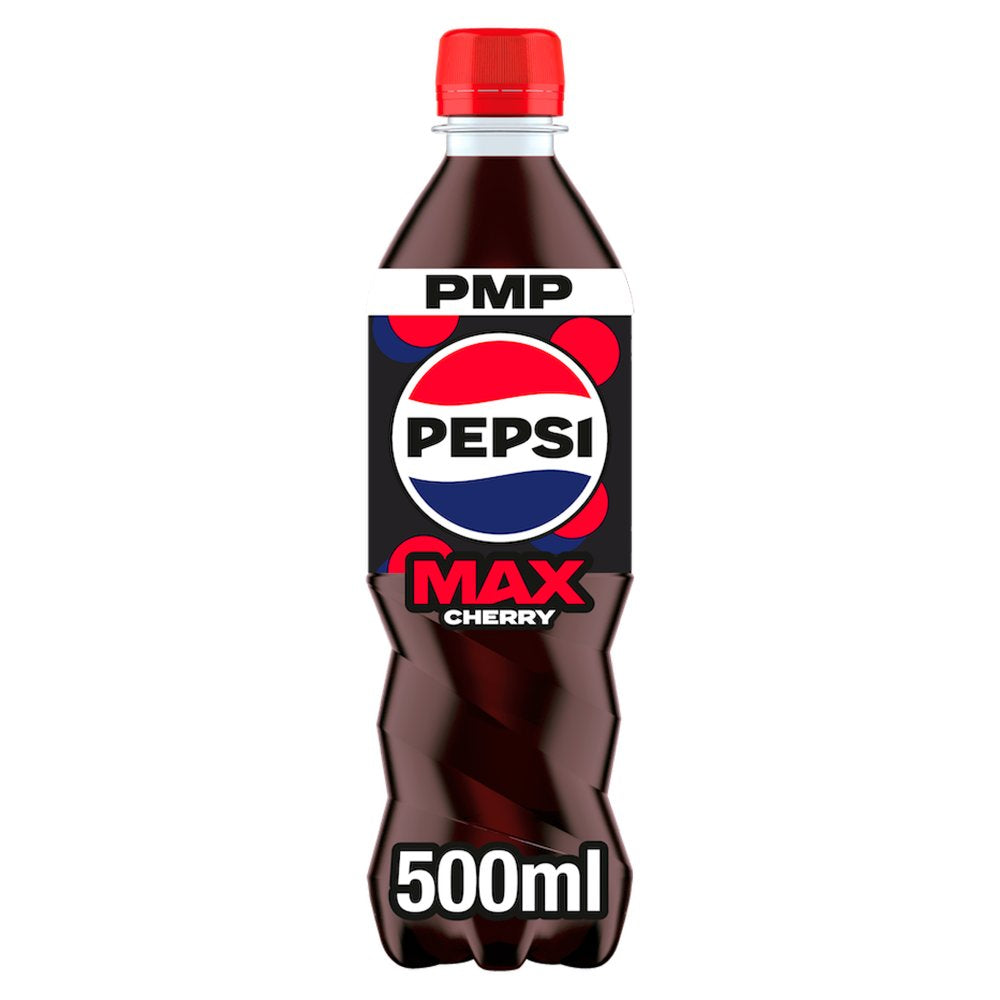 Pepsi Max Cherry 12 x 500ml -  No Sugar Cola