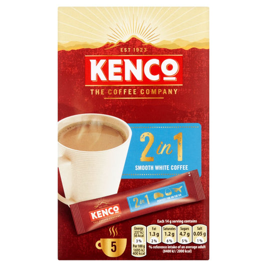 Kenco Instant 2in1 - 35 Instant Coffee Sachets